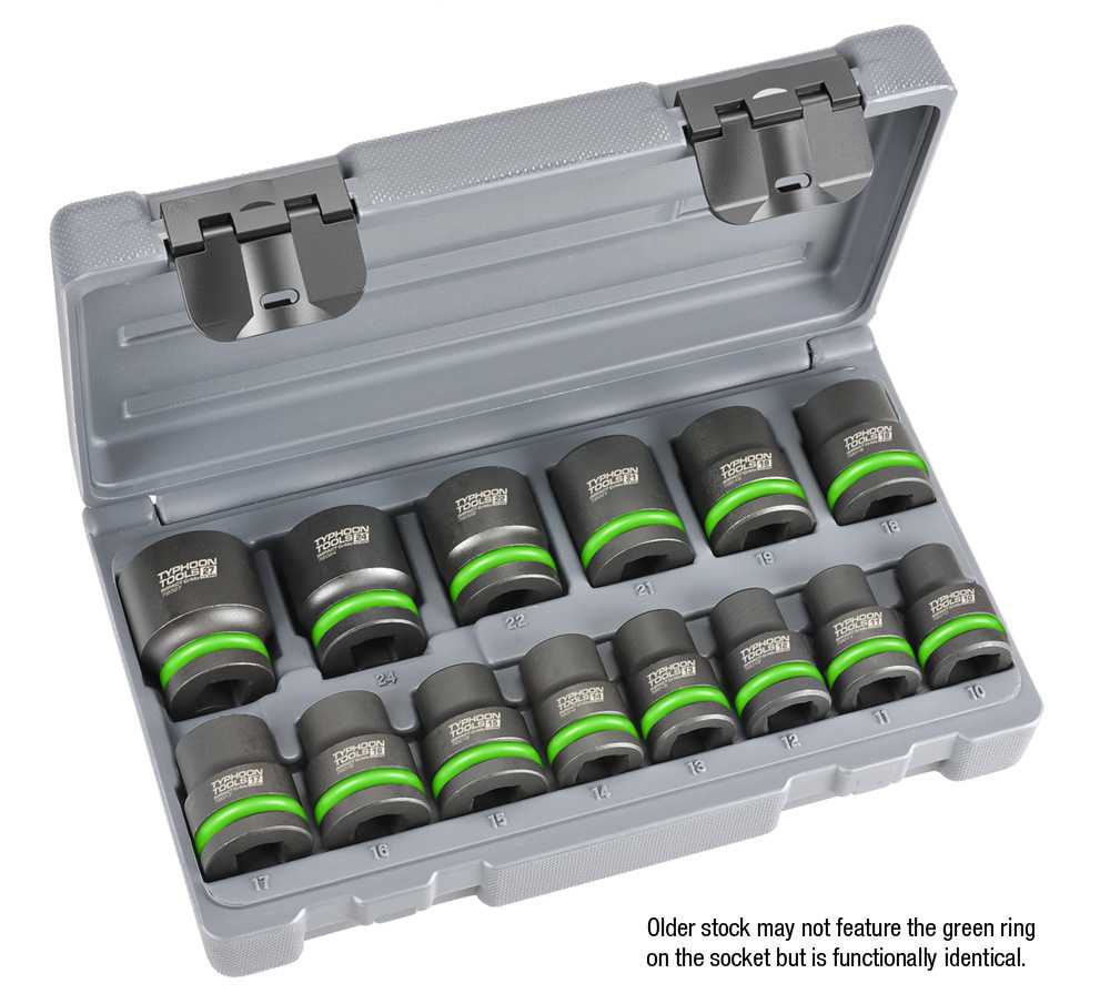 Bordo Drive Impact Socket Set Metric