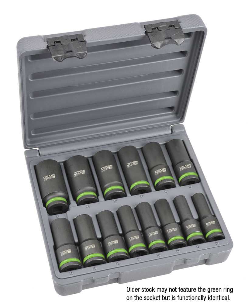Bordo Drive Deep Impact Socket Set Metric