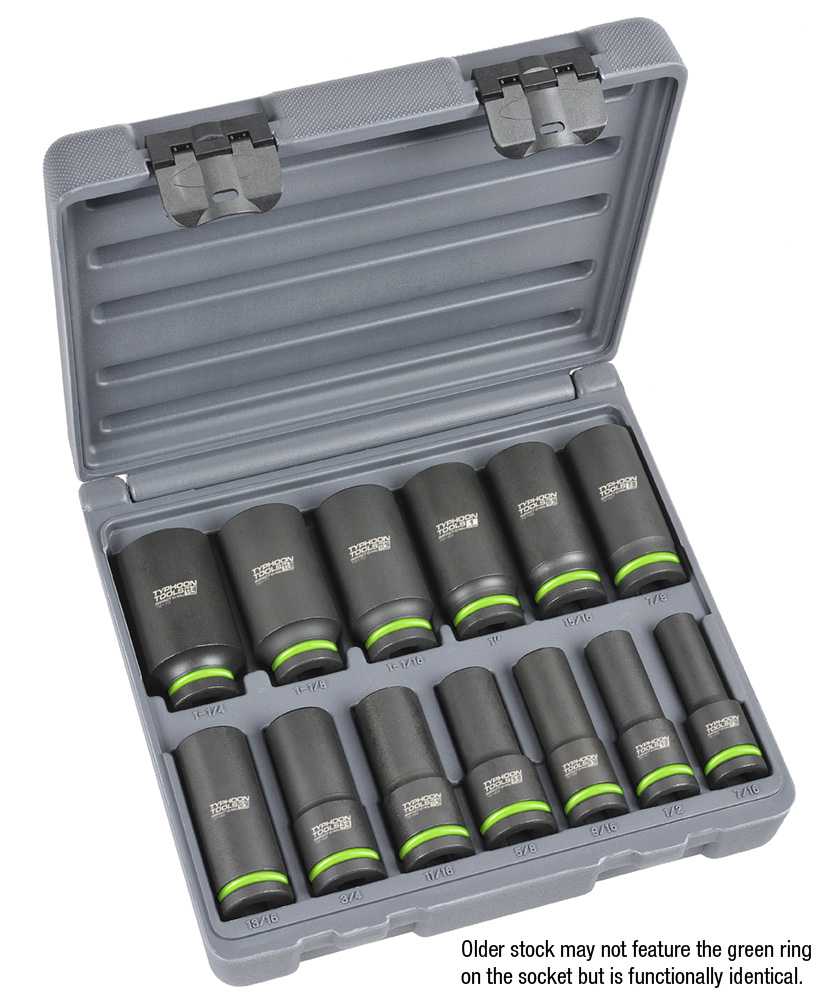 Bordo Drive Af Standard & Deep Impact Socket Set