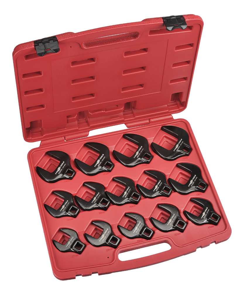 Bordo Crowsfoot Spanner Set Metric