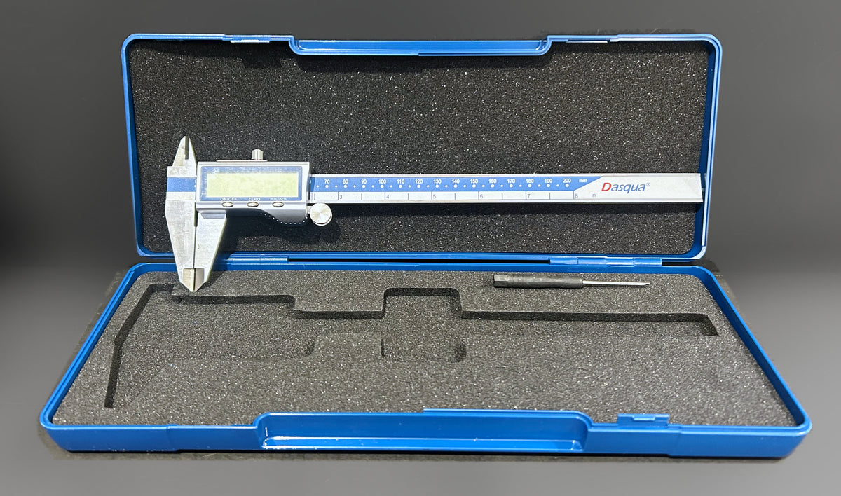 DASQUA 2115-2310 0-200 mm metal housing digital caliper with protective case