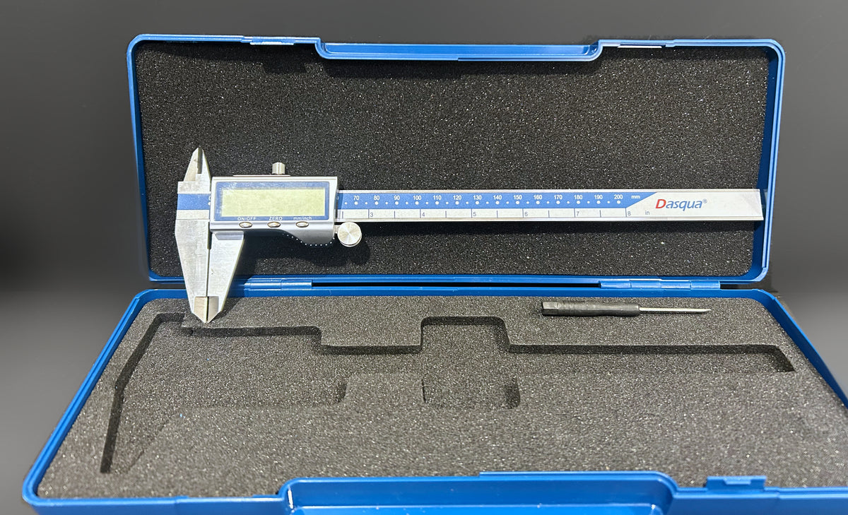 DASQUA 2115-2310 0-200 mm metal housing digital caliper with protective case