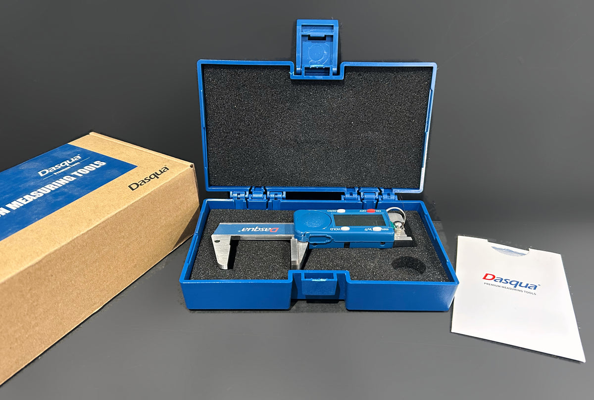 DASQUA 2140-8101 0-25 mm snap action caliper with protective case