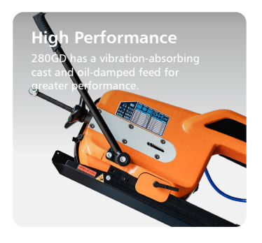 280GD Bandsaw Machine Double Mitre Workhorse 3 PHASE