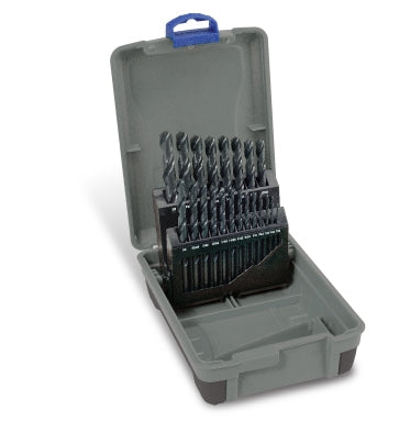 Set di punte da lavoro per finitura nera, misure imperiali: rialzi 1/16 - 3/8 x 1/64" | 21 pezzi