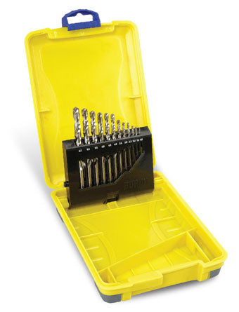 Set di punte per finitura lucida HSS Sistema metrico: rialzi da 1,0 - 6,5 x 0,5 mm | 12pz