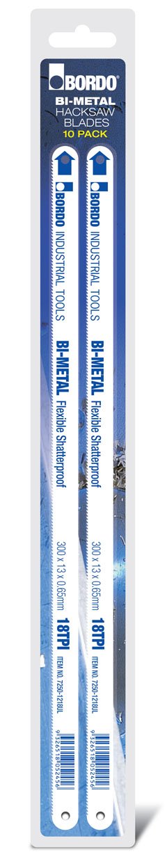 Lame per seghetto, confezione da 10, bimetalliche | Bordo