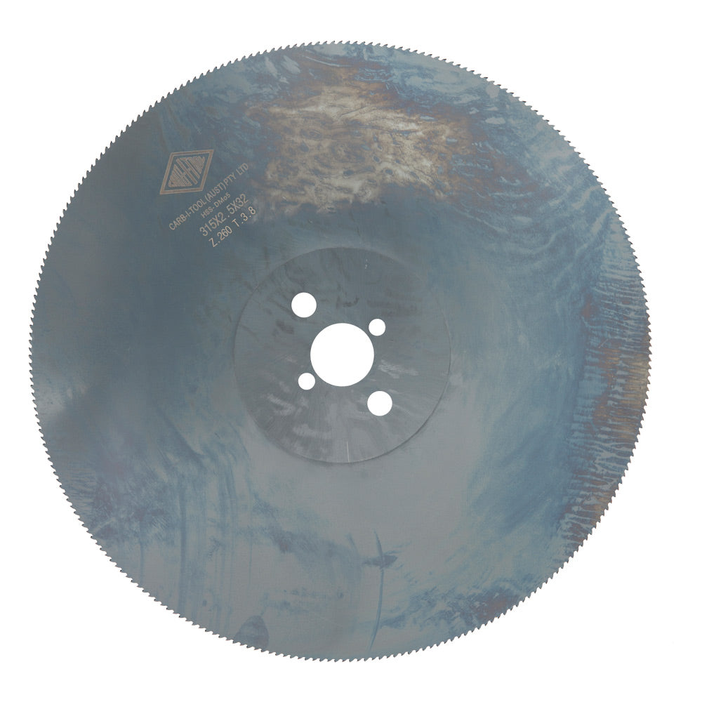 Sega circolare a freddo HSS per metallo 315 X 2,5 X 40 X 220T - DM05 trattato con vapore