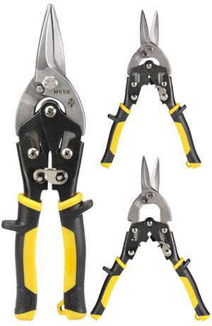 Cesoia per aviazione a taglio dritto MVRK Dual Power Shift