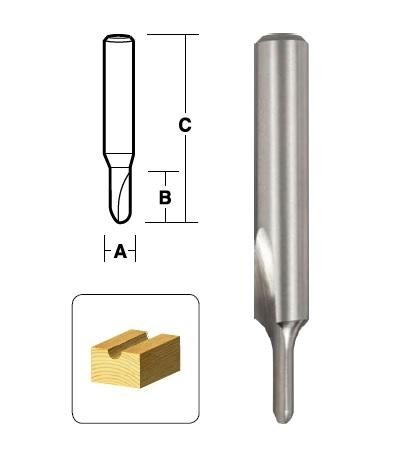 Single Flute – Veining Bit | CARBiTOOL