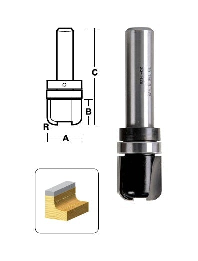 Dish Cut Router Bit | CARBiTOOL