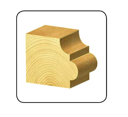 Palace Pattern Router Bit for Edge Moulding | CARBiTOOL