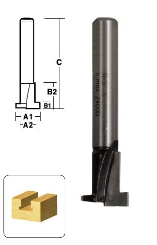 Hook Slot Router Bits | CARBiTOOL