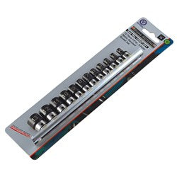 Sheffield Drive Metric Standard Socket Set Dual Action