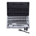 Sheffield Drive Metric Standard & Deep Socket Set Dual Action