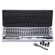 Sheffield Drive Metric & Imperial Standard & Deep Socket Set Dual Action