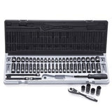 Sheffield Drive Metric & Imperial Standard & Deep Socket Set Dual Action