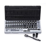 Sheffield Drive Metric Standard & Deep Socket Set Dual Action