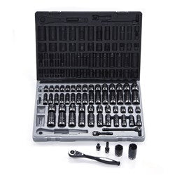 Sheffield Drive Metric & Imperial Standard & Deep Socket Set Dual Action