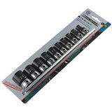 Sheffield Drive Metric Standard Socket Set Dual Action