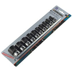 Sheffield Drive Metric Standard Socket Set Dual Action