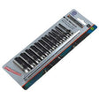 Sheffield Drive Metric Deep Socket Set Dual Action