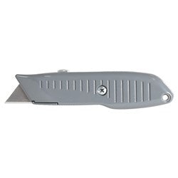 Sheffield Ultra Grip Grey Retractable Knife With Blades