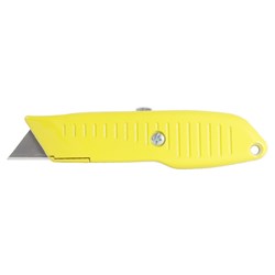 Sheffield Ultra Grip Retractable Yellow Knife With Blades
