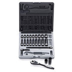 Sheffield Drive Imperial Standard & Deep Socket Set Dual Action