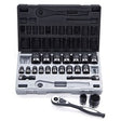 Sheffield Drive Imperial Standard Socket Set Dual Action