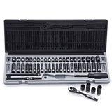 Sheffield Drive Metric & Imperial Standard & Deep Socket Set Dual Action