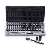 Sheffield Drive Metric Standard & Deep Socket Set Dual Action