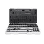 Sheffield Drive Metric & Imperial Standard Socket Set Dual Action