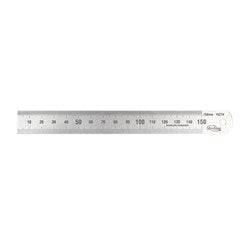 Sheffield Matt Stainless Steel Rule Metric Imperial