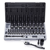 Sheffield Drive Metric Deep Socket Set Dual Action