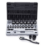 Sheffield Drive Imperial Standard Socket Set Dual Action