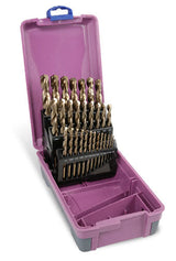 Cobalt Jobber Drill Set Imperial : 1/16" - 1/2" x 1/64" Rises | 29pc