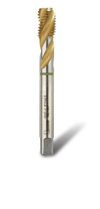 Bordo Hsse-v3 TIN Coated Green Band Spiral Flute Tap