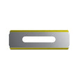 Sheffield Slotted Blade Round Cornered TIN Coated (ea)