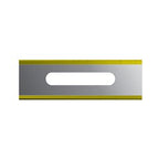 Sheffield Slotted Blade Square Corner TIN Coated