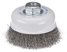 Bordo Cup Brush Crimped Wire Shaft
