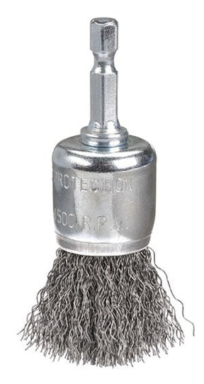 Bordo Wire End Brush Crimped Shaft