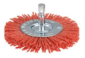 Bordo NylonGrit Wheel Brush With Hex Shank