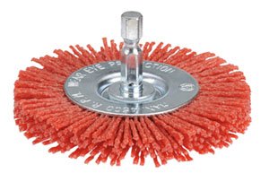 Bordo NylonGrit Wheel Brush With Hex Shank