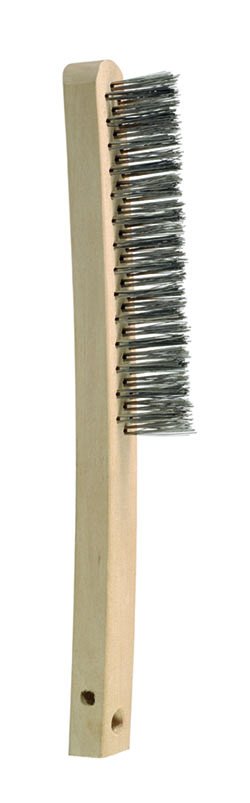 Bordo Rows Steel Wire Long Wooden Handle Convex Brush