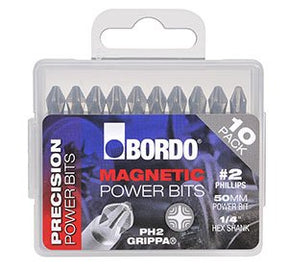 Bordo Grippa Power Bits - 10 Pack — official supplier product image