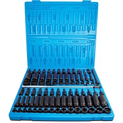 Sheffield Drive Metric & Imperial Standard & Deep Master Impact Socket Set