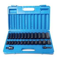 Sheffield Drive Imperial Standard & Deep Socket Set