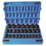 Sheffield 3/4" Drive 6-POINT IMPERIAL DEEP SOCKET SET - 29 Pieces 3/4 Drive 6-Point Imperial Deep Socket Set