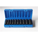 Sheffield Drive Metric Deep Socket Set